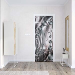 GLIX Fototapeta na dvere - 3D Modern Ornamental Design Grey