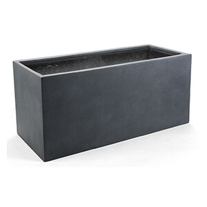 Kvetináč D-LITE Box S, 60x20/20 cm, olovená sivá