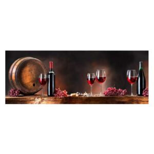 Obraz na skle Styler - Wine Glasses 80x30 cm
