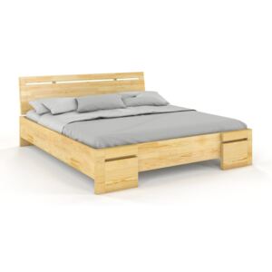 Manželská posteľ 200 cm Naturlig Bokeskogen High BC (borovica) (s roštom). Akcia -33%. Vlastná spoľahlivá doprava až k Vám domov