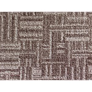 Metrážový koberec Marioka 17446 Hnědobéžový - rozmer na míru s obšitiem cm