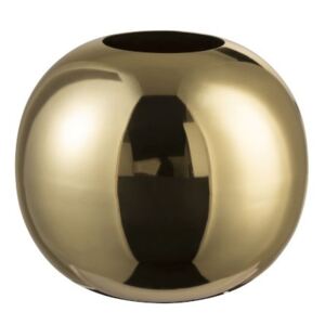 Zlatá váza Ball lesklá - 18*18*20 cm