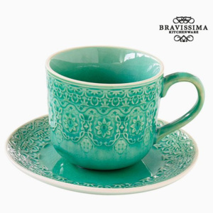 Bravissima Kitchen Porcelánová šálka Farba: Zelená