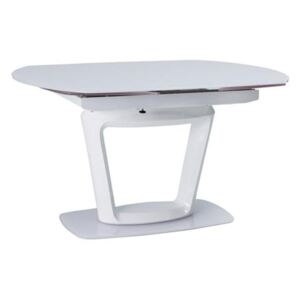 Jedálenský stôl CLAUDIO rozkladací biely