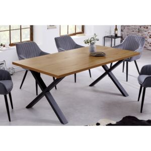 Dizajnový jedálenský stôl Giuliana X 160 cm dub