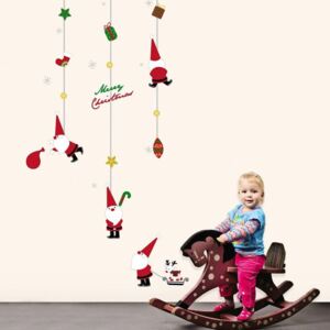Vianočné samolepky Ambiance Fathers Christmas Toys