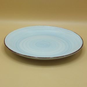 Keramická tanier - Bielo-Modrá