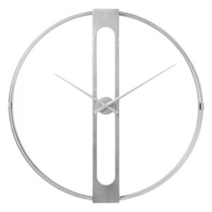 KARE DESIGN Nástenné hodiny Clip Silver 107 cm