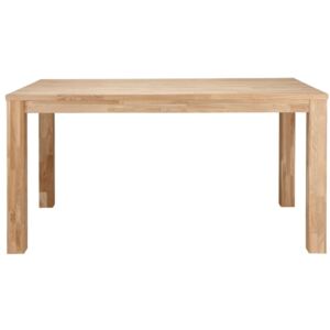 Drevený jedálenský stôl WOOOD Largo Untreated, 180x85 cm