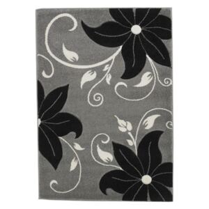 Čierno-sivý koberec Think Rugs Verona, 60 × 120 cm