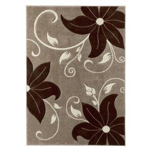 Béžovo-hnedý koberec Think Rugs Verona, 80 × 150 cm