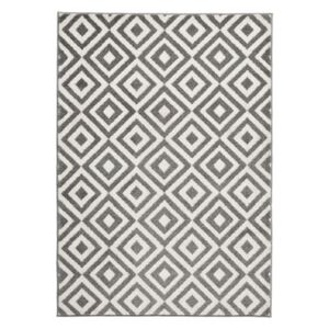 Sivo-biely koberec Think Rugs Matrix, 120 × 170 cm