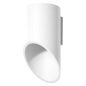 Biele nástenné svetlo Nice Lamps Nixon, dĺžka 20 cm
