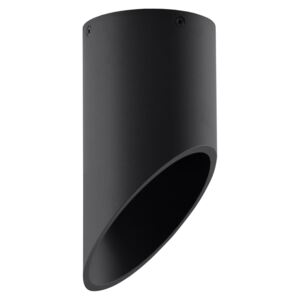 Čierne stropné svetlo Nice Lamps Nixon, dĺžka 20 cm