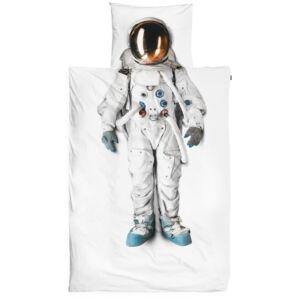 Bavlnené obliečky na jednolôžko Snurk Astronaut, 140 × 200 cm