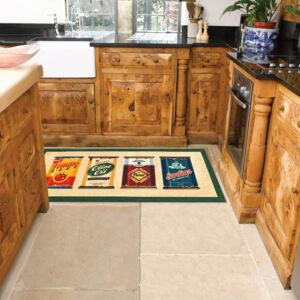Vysokoodolný kuchynský koberec Webtappeti Olive Oil & Co., 60 x 140 cm
