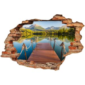 Samolepka Ambiance Panorama Mountain Lake, 60 × 90 cm