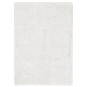 Biela bavlnená kúpeľňová predložka Casa Di Bassi Basic, 50 × 70 cm