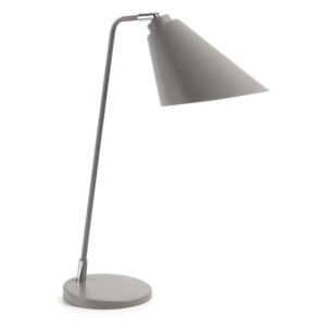 Sivá stolová lampa La Forma prieť