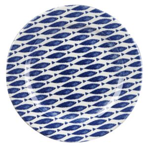Kameninový tanier Churchill China Couture Fishie Blue, ⌀ 30 cm