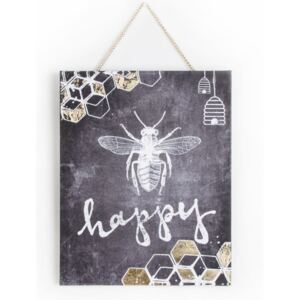 Obraz Graham & Brown Bee Happy, 40 × 50 cm