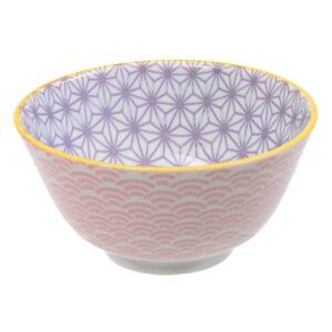 Ružovo-fialová porcelánová miska Tokyo Design Studio Star, ⌀ 12 cm