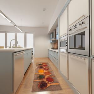 Vysokoodolný kuchynský behúň Floorita Spices, 60 × 220 cm