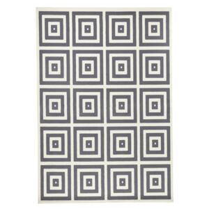 Sivo-biely koberec Zala Living Mono, 140 × 200 cm