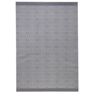 Sivý koberec Zala Living Quadrangle, 70 × 140 cm