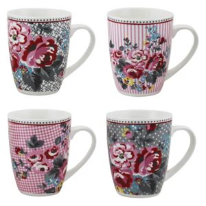 Sada 4 porcelánových hrnčekov Premier Housewares Pippa Mugs