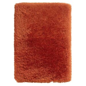 Červený ručne tuftovaný koberec Think Rugs Polar PL Terra, 80 × 150 cm