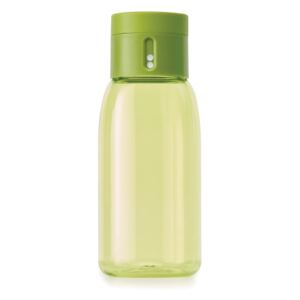 Zelená fľaša s počítadlom Joseph Joseph Dot, 400 ml