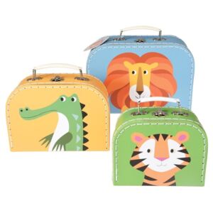 Sada 3 detských kufríkov Rex London Colourful Creatures