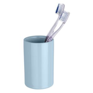 Svetlomodrý pohárik na zubné kefky Wenko Polaris Blue