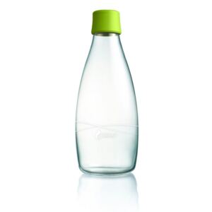Black Friday -15% Zelená sklenená fľaša ReTap s doživotnou zárukou, 800 ml