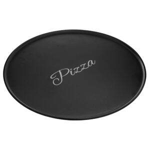 Čierny kameninový tanier na pizzu Premier Housewares Mangé