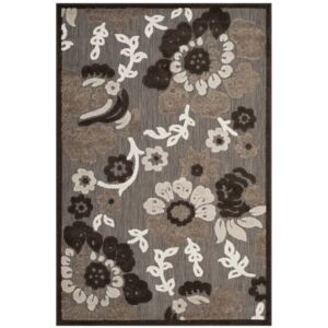 Hnedý koberec vhodný do exteriéru Safavieh Oxford, 121 × 182 cm