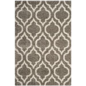 Sivo-hnedý koberec Safavieh Mati, 154 × 228 cm