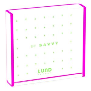 Rámik na fotografie s ružovými hranami Lund London Flash Tidy, 8,3 x 7,7 cm