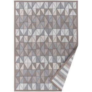 Sivo-béžový vzorovaný obojstranný koberec Narma Treski, 160 × 230 cm