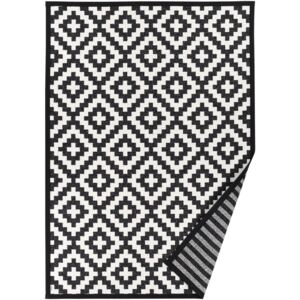 Čierno-biely vzorovaný obojstranný koberec Narma Viki, 70 x 140 cm
