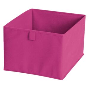 Ružový textilný úložný box JOCCA, 30 × 30 cm