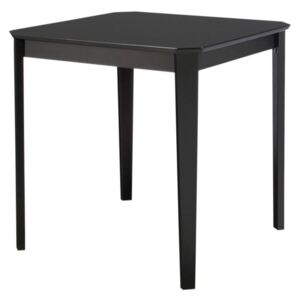 Čierny jedálenský stôl Støraa Trento, 76 × 75 cm