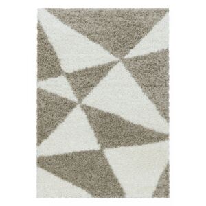 Ayyildiz koberce Kusový koberec Tango Shaggy 3101 beige - 60x110 cm
