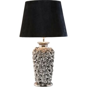 Stolová lampa v striebornej farbe Kare Design Rose