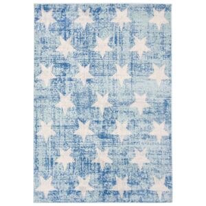 Detský kusový koberec Hviezdičky modrý, Velikosti 80x150cm