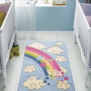 Detský koberec Confetti Rainbow, 100 × 150 cm