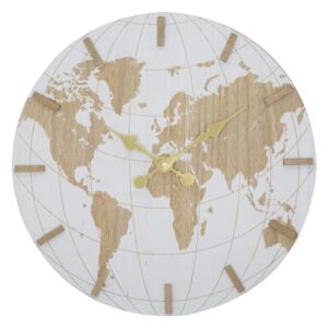 Nástenné hodiny Mauro Ferretti White World, ⌀ 39 cm