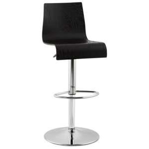 Moderná barová stolička Cameron čierna matná