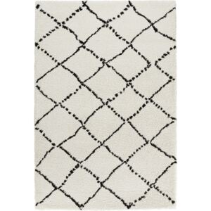 Čiernobiely koberec Mint Rugs Allure Ronno Black White, 120 × 170 cm